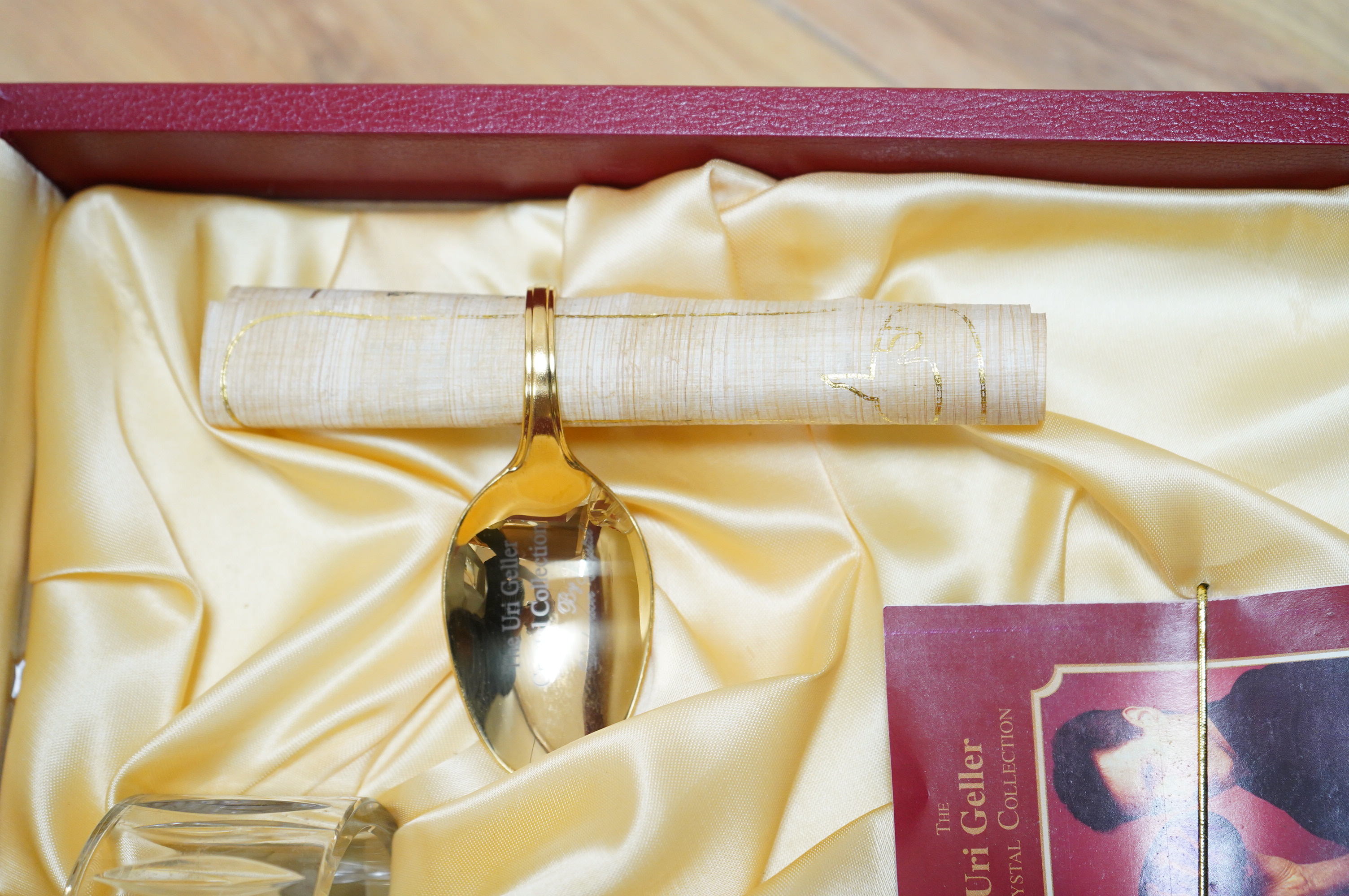 The Uri Geller Crystal Collection - three cased sets by Dickenson Crystal